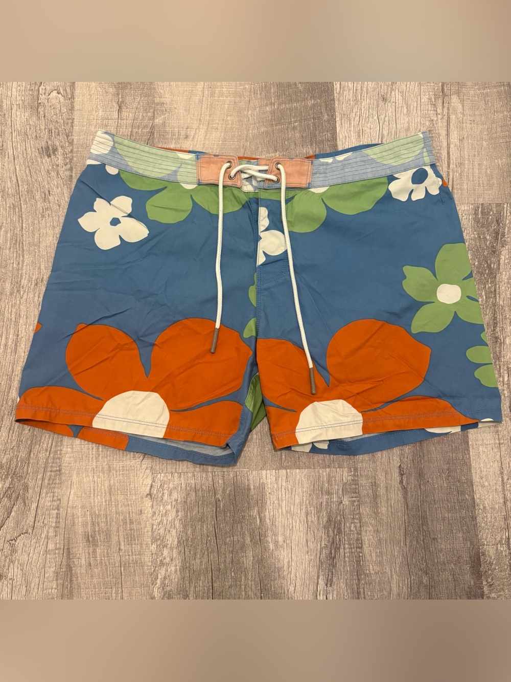 Sport of Kings SOKFY Floral Board Shorts Swim Trunks Size 33 Made in LA